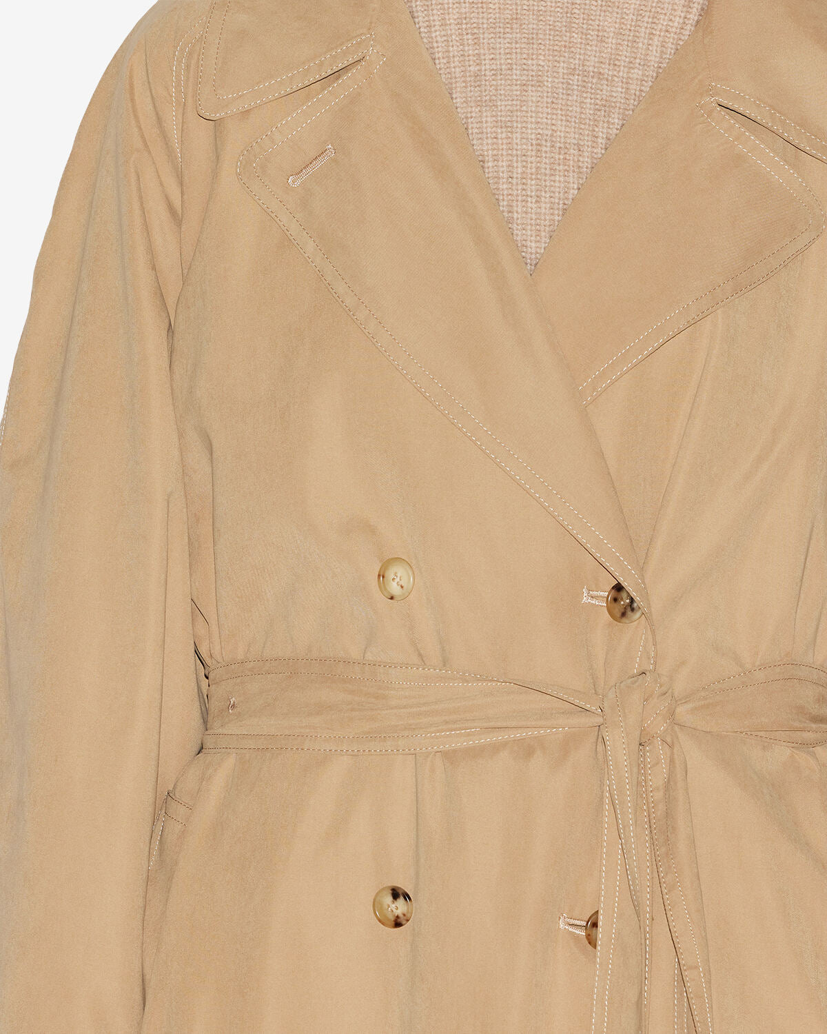 Abrigo elea Woman Beige 2