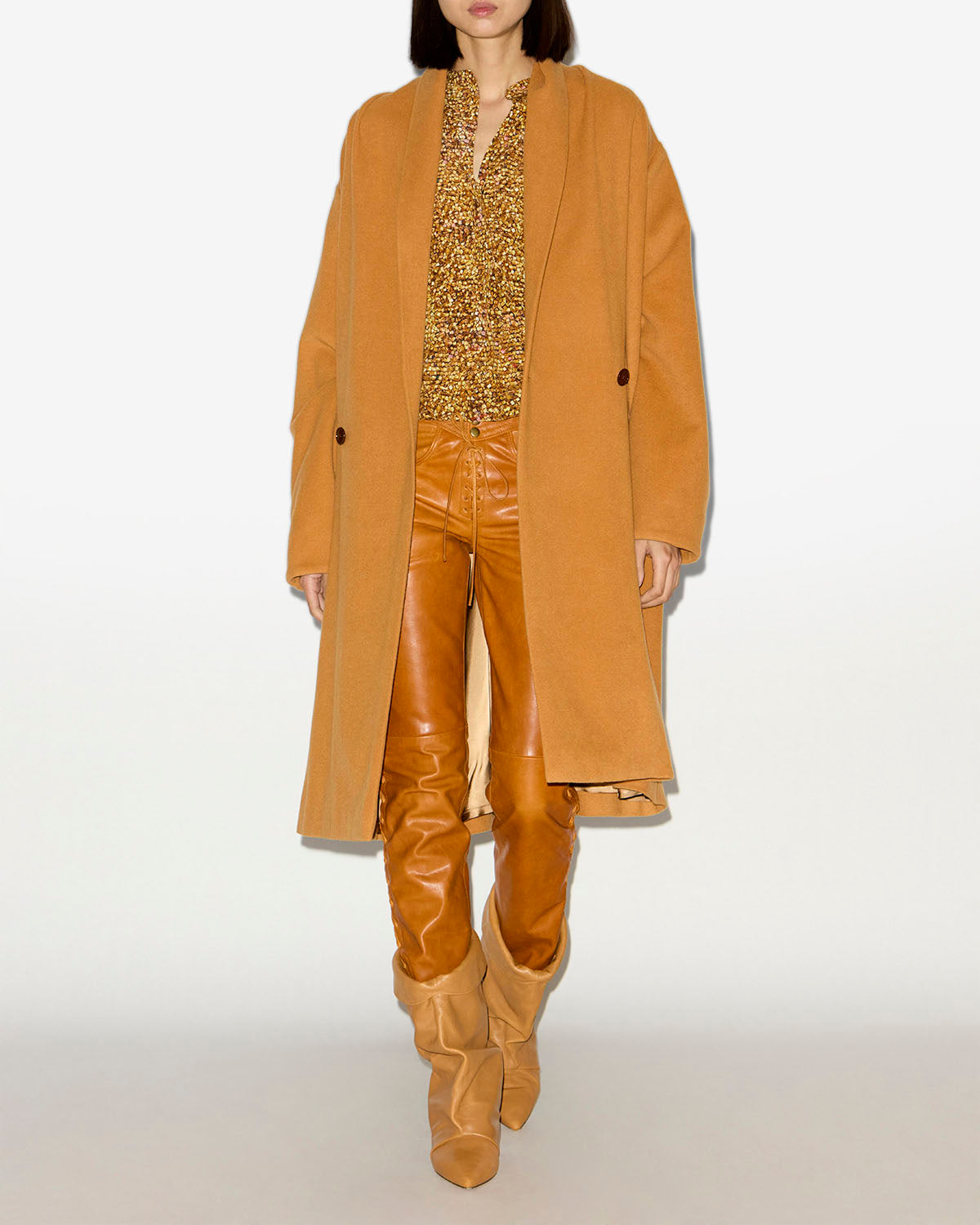 Elise coat Woman Camel 4