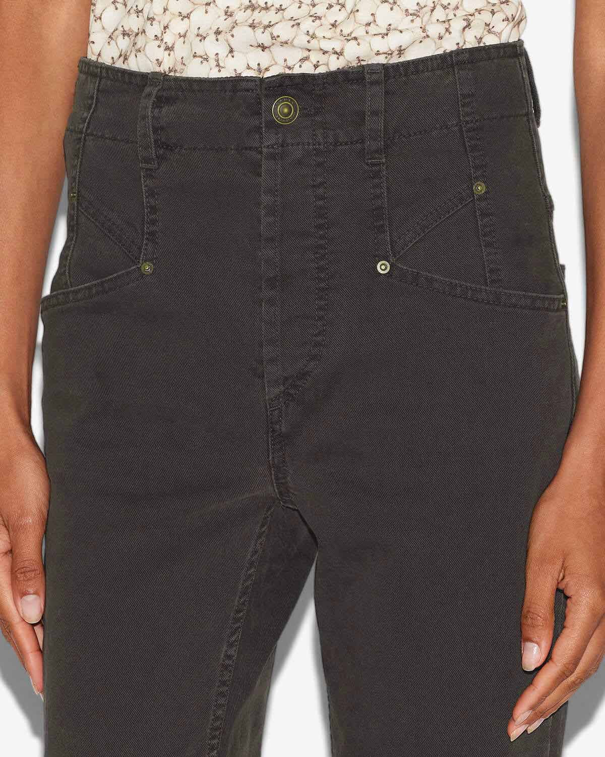 Pantalon niliane Woman Noir délavé 2