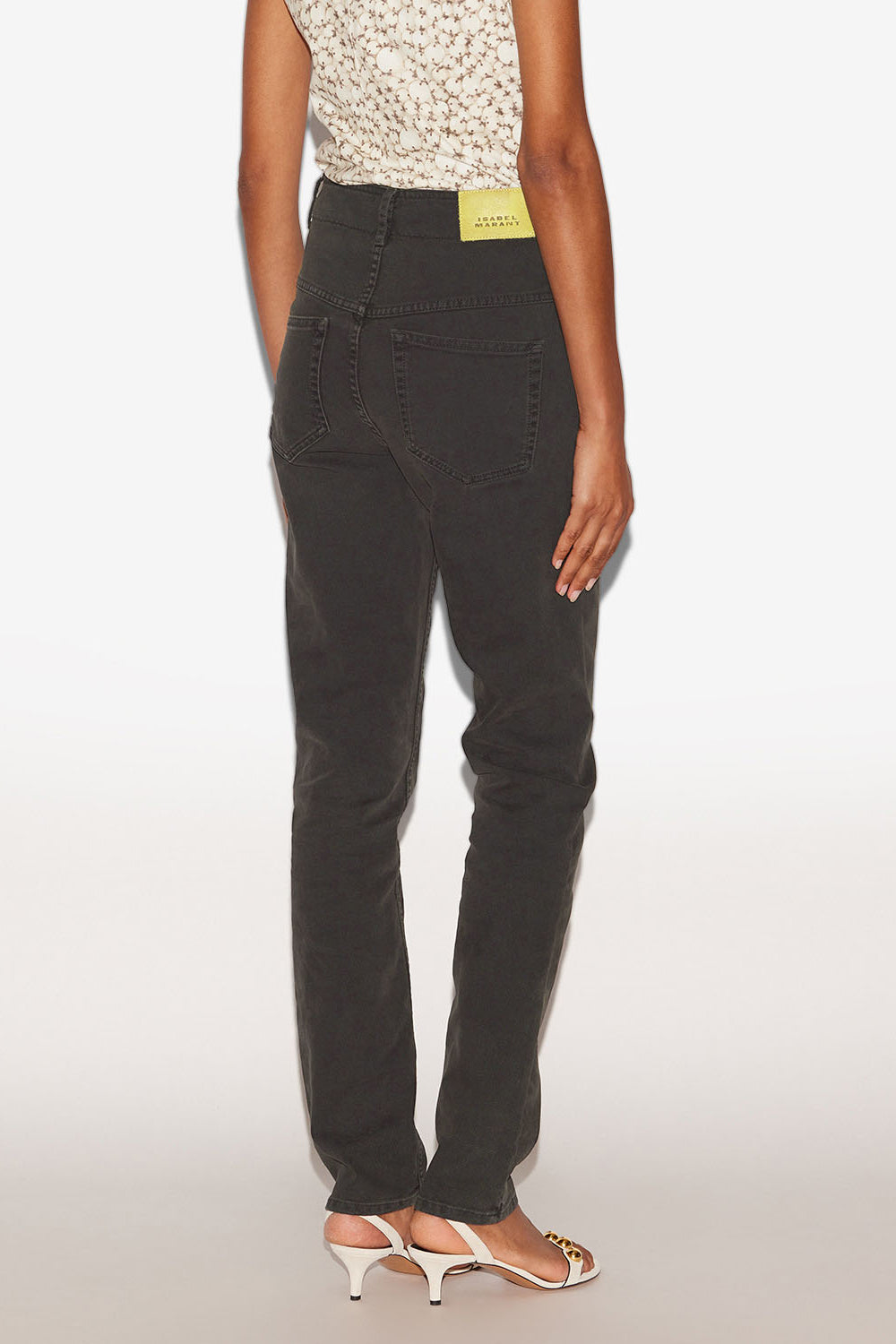 Niliane fitted denim jeans - Black - Woman - 5