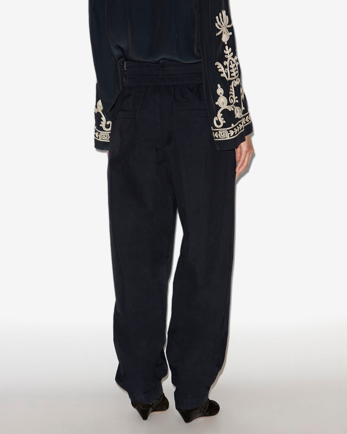 Hose celia Woman Schwarz gewaschen 3