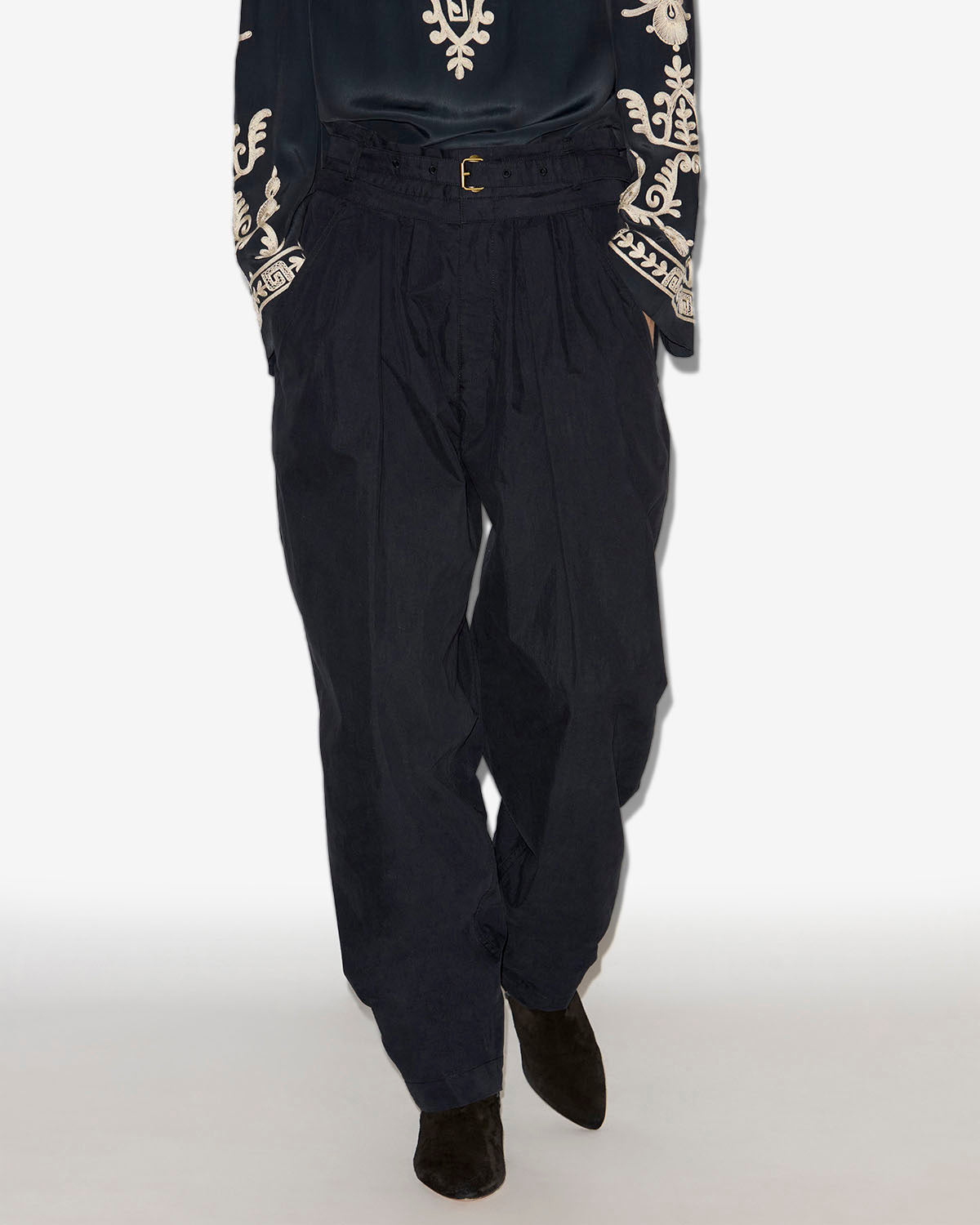 Hose celia Woman Schwarz gewaschen 5