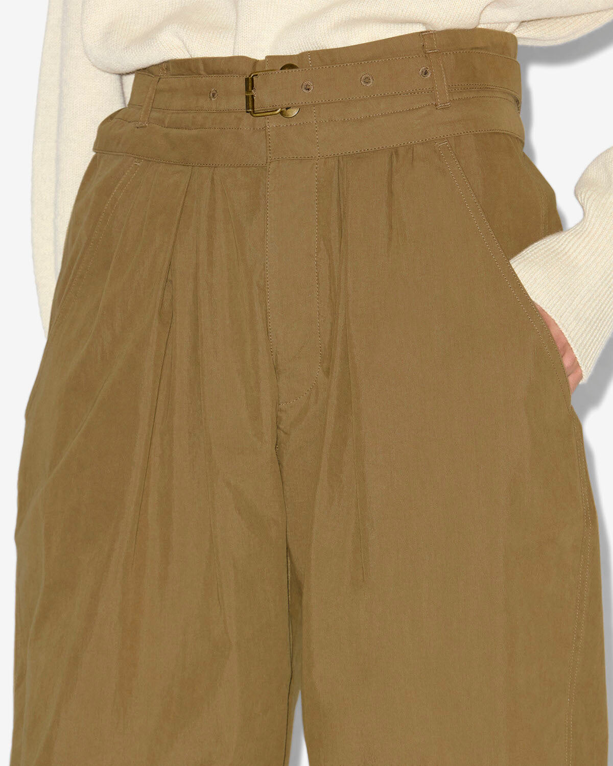 Pantaloni celia Woman Cachi 2