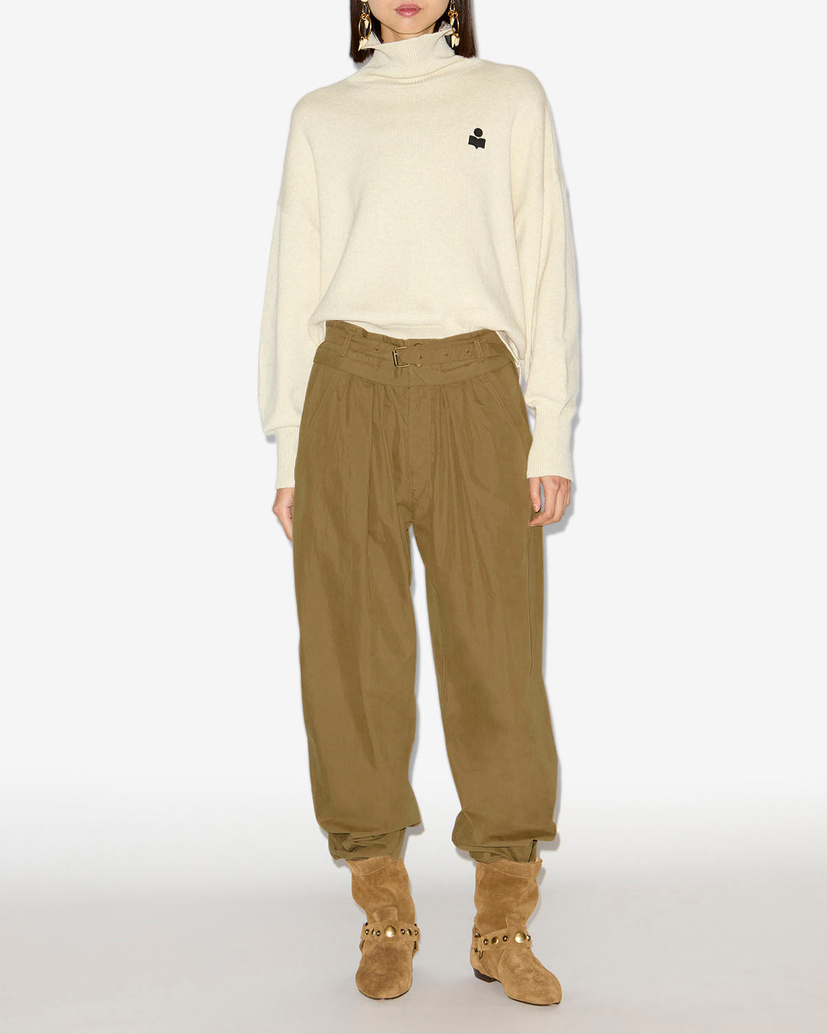 Pantaloni celia Woman Cachi 4