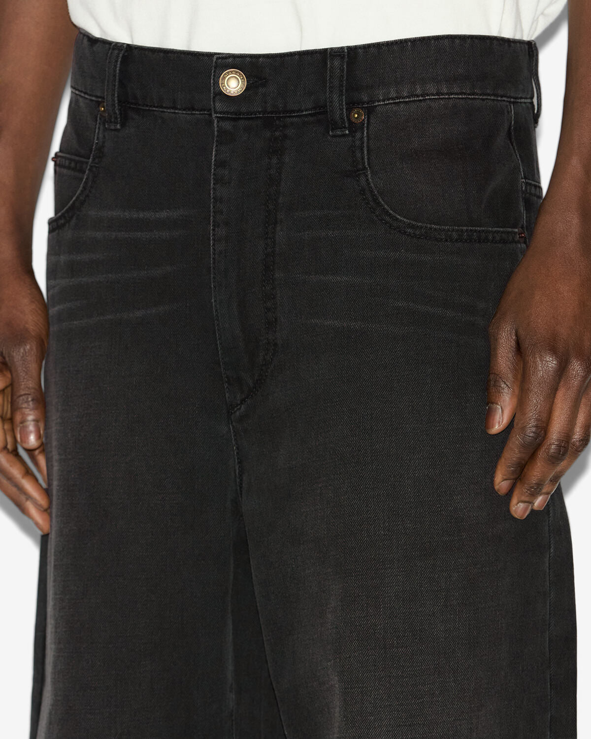Pantalon jameson Man Noir délavé 2