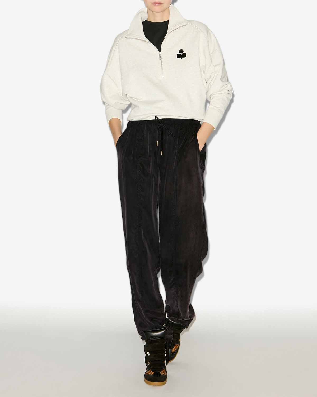 Pantaloni zaylee Woman Nero lavato 4