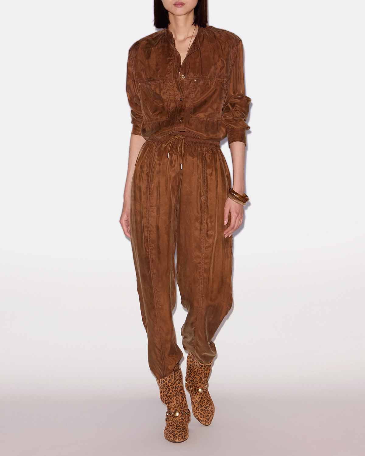 Pantalon zaylee Woman Tabacco 4