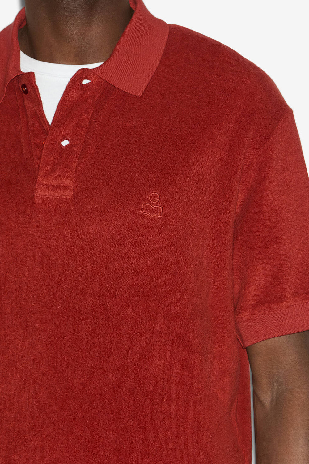 Poloshirt vafko aus velours - Orange - Man - 3