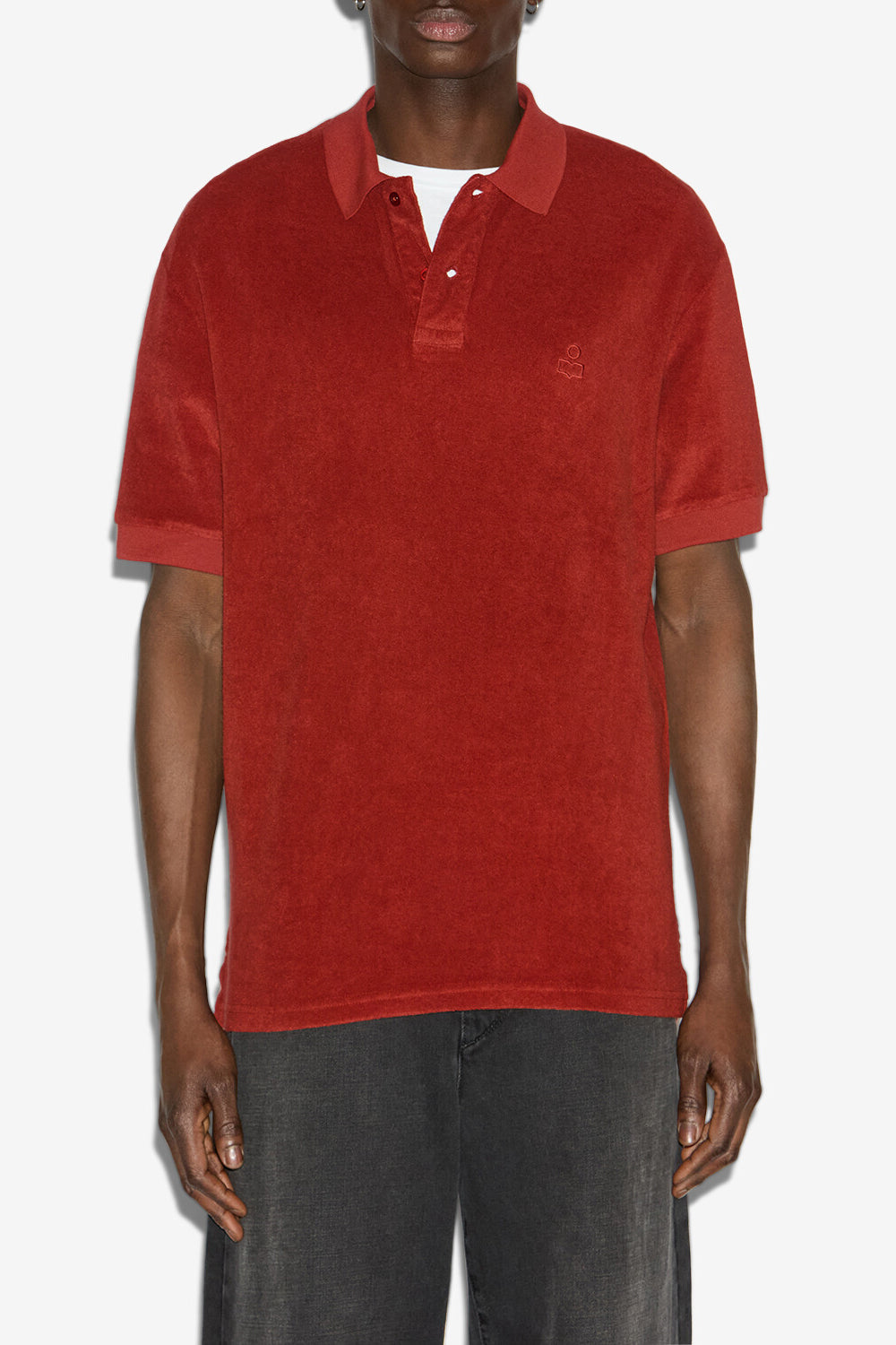 Poloshirt vafko aus velours - Orange - Man - 4