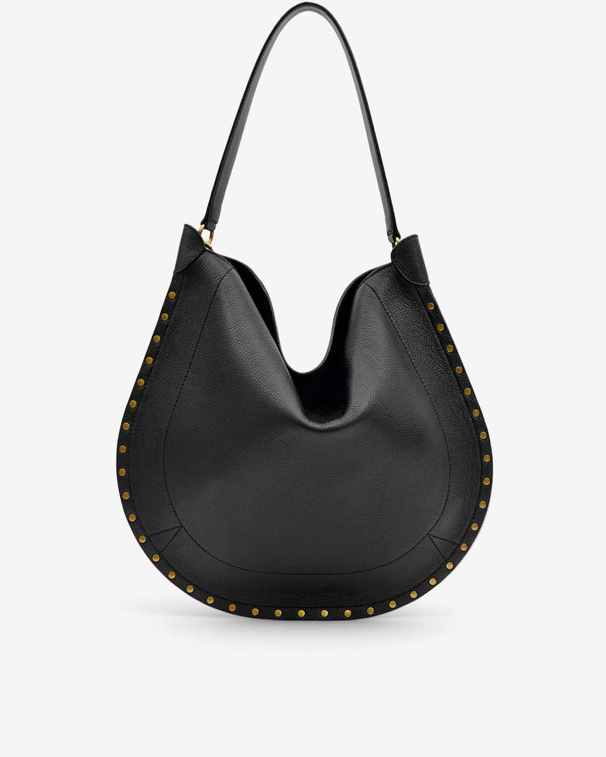 Sac oskan hobo soft en cuir grainé Woman Noir 2