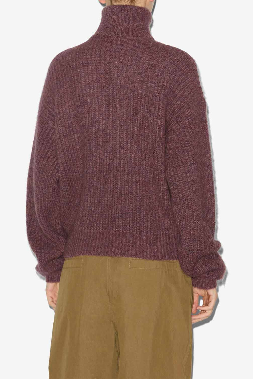 Pull à col camionneur danita en maille - Rose - Woman - 5