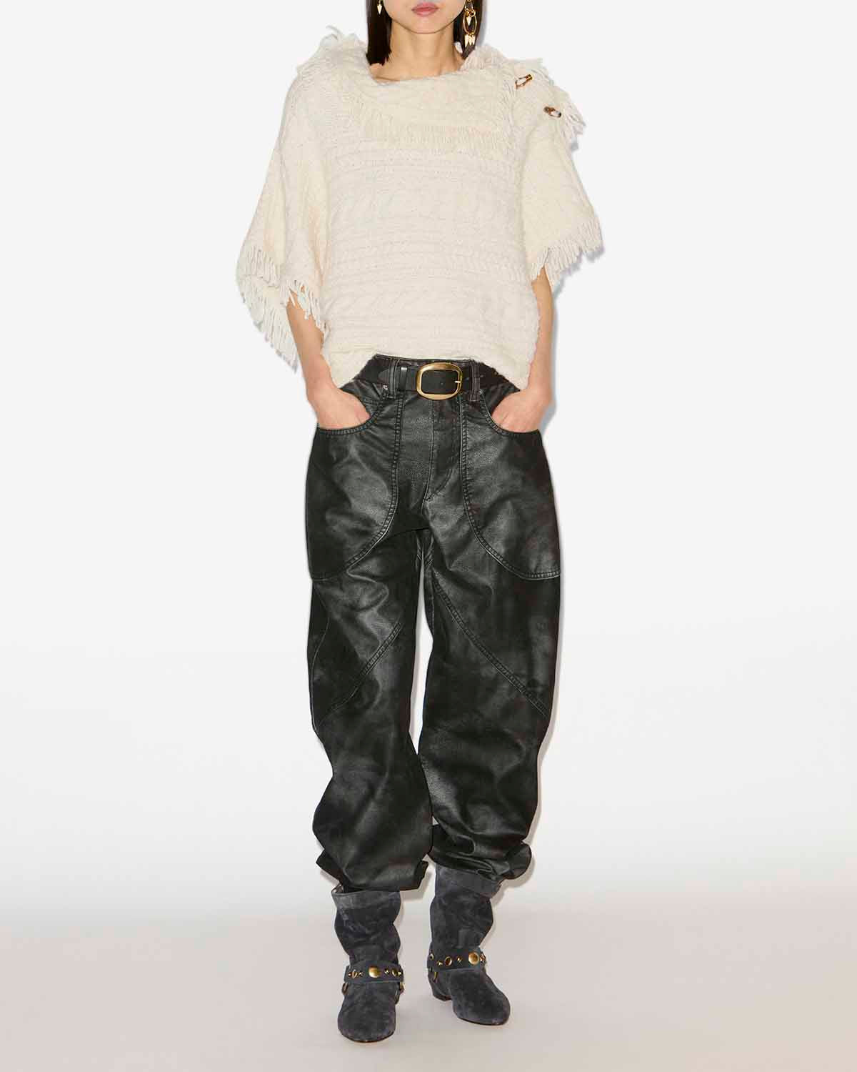 Pullover blanche Woman Naturfarben 4
