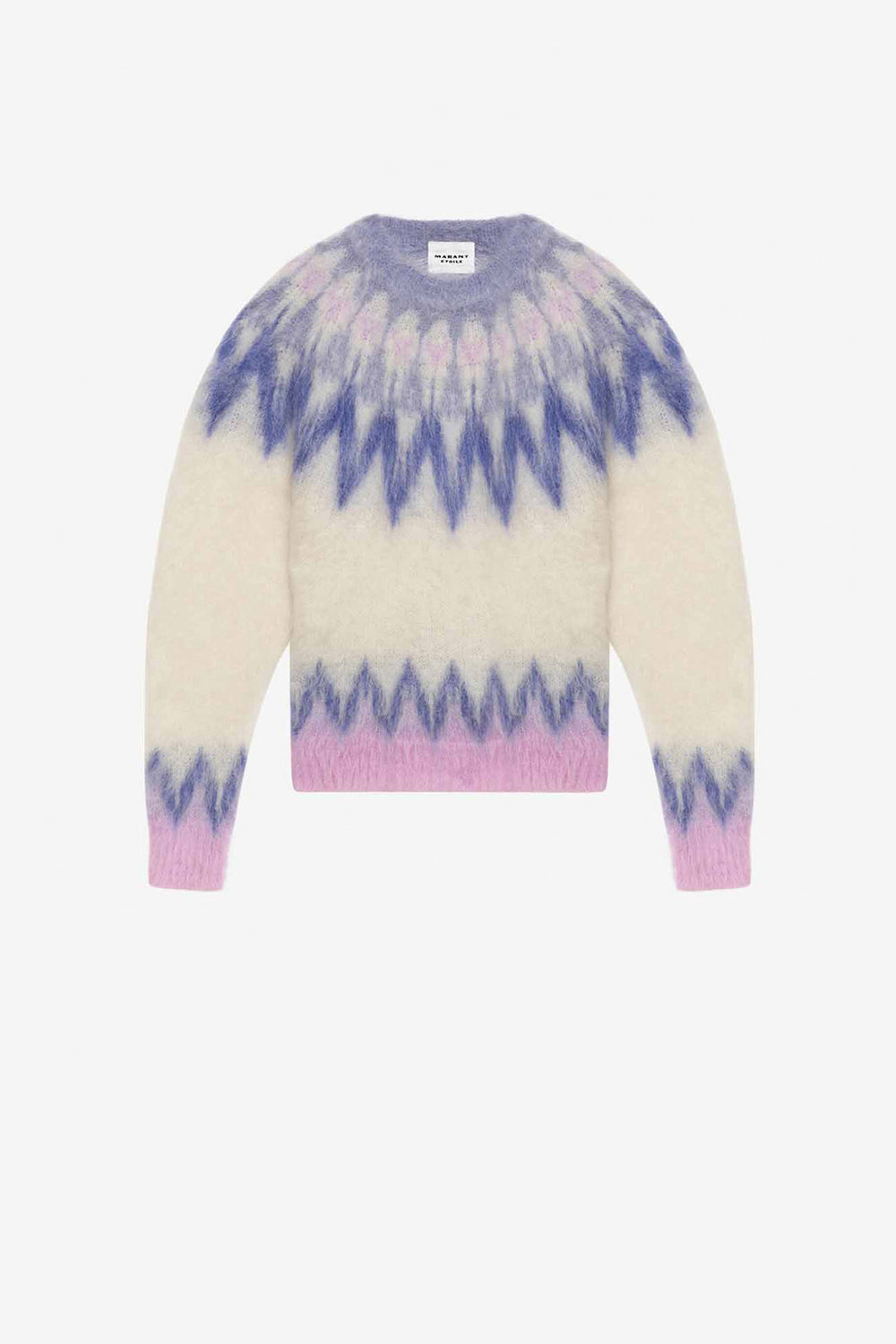 Natania フェアアイル柄 モヘア製 セーター - 青 - Woman - 1