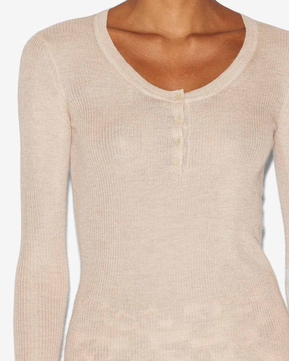 Pullover idite Woman Beige 2