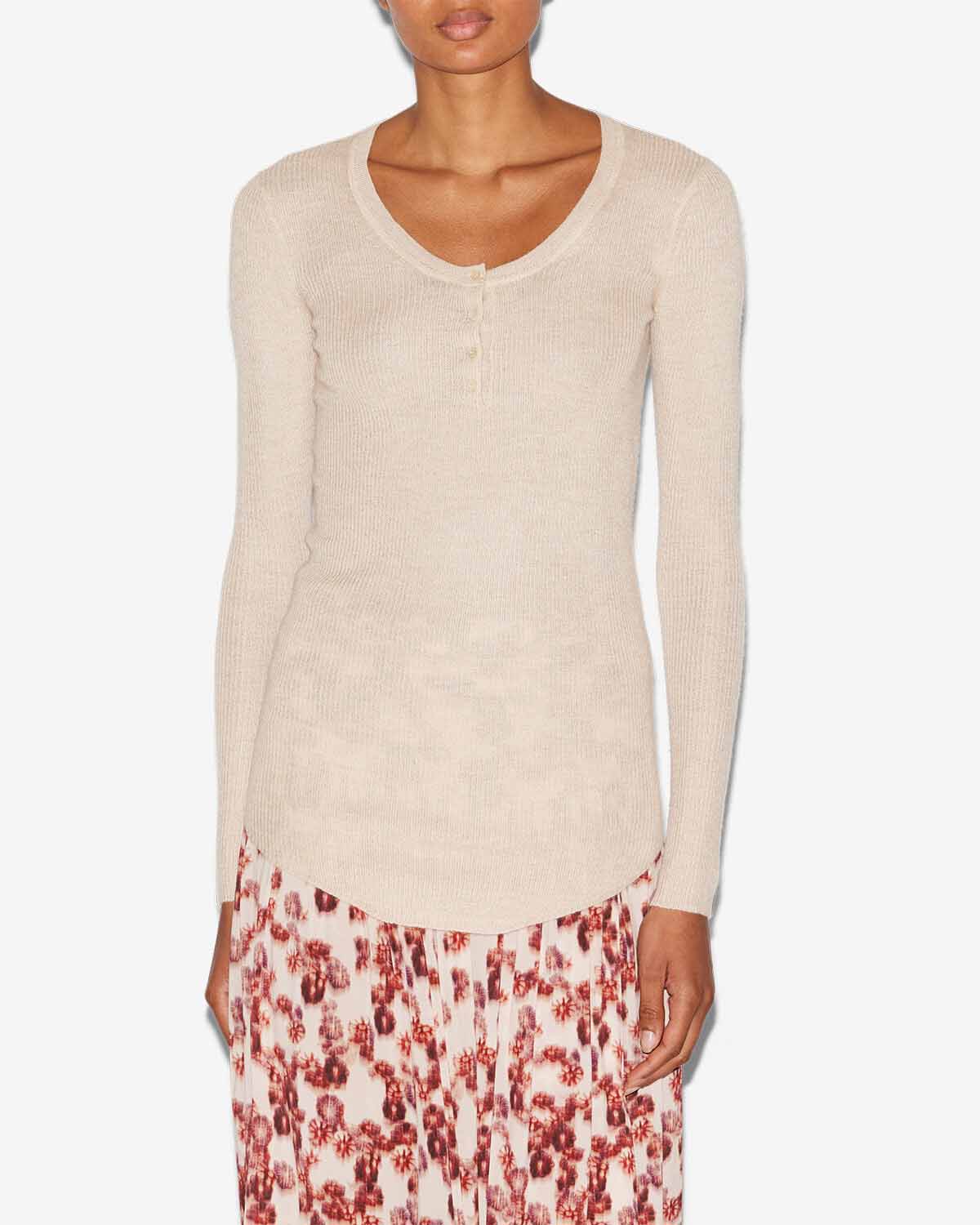 Pullover idite Woman Beige 5