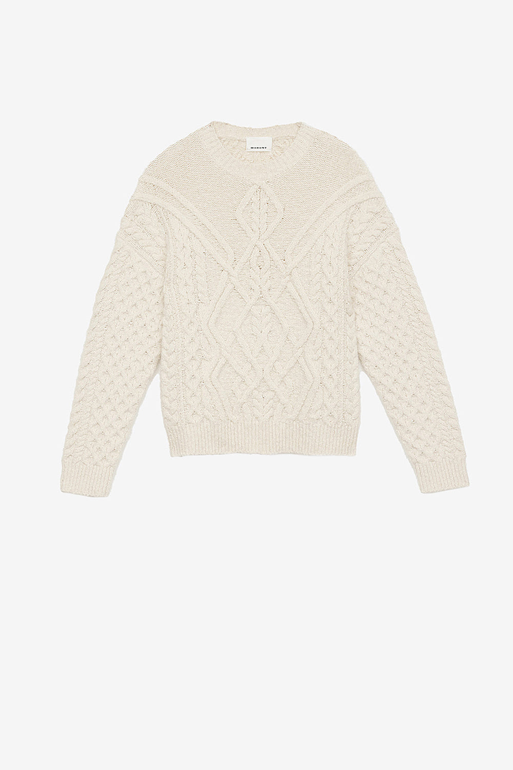 Harold 케이블 니트 스웨터 - 에크루 - Man - 1