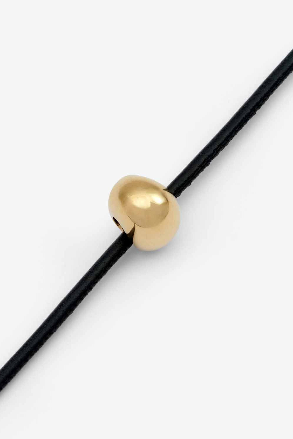 New crescent ビーズ付き チョーカー - 黒 - Woman - 3