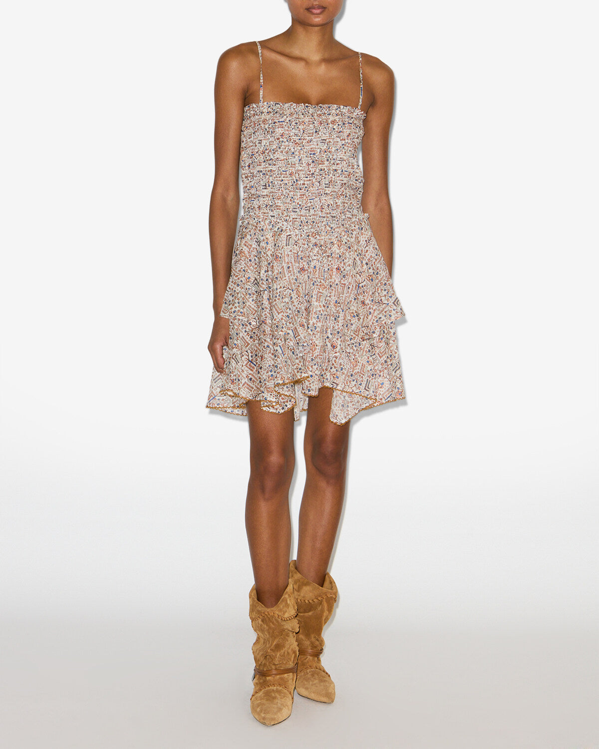 Anka dress Woman Ecru 4