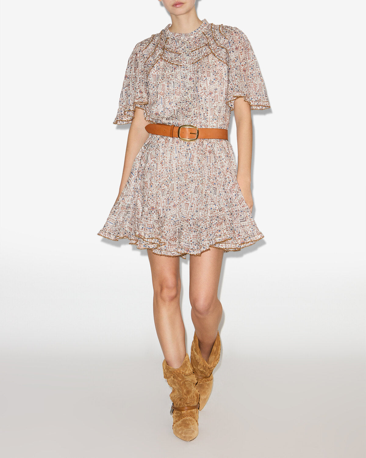 Robe celyana Woman Écru 4