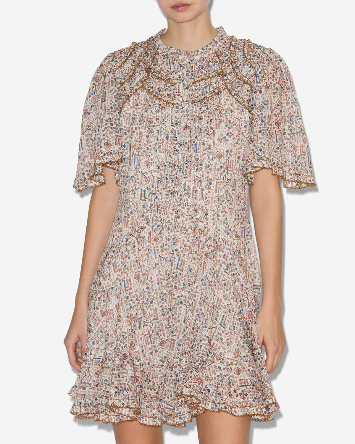 Robe celyana Woman Écru 5