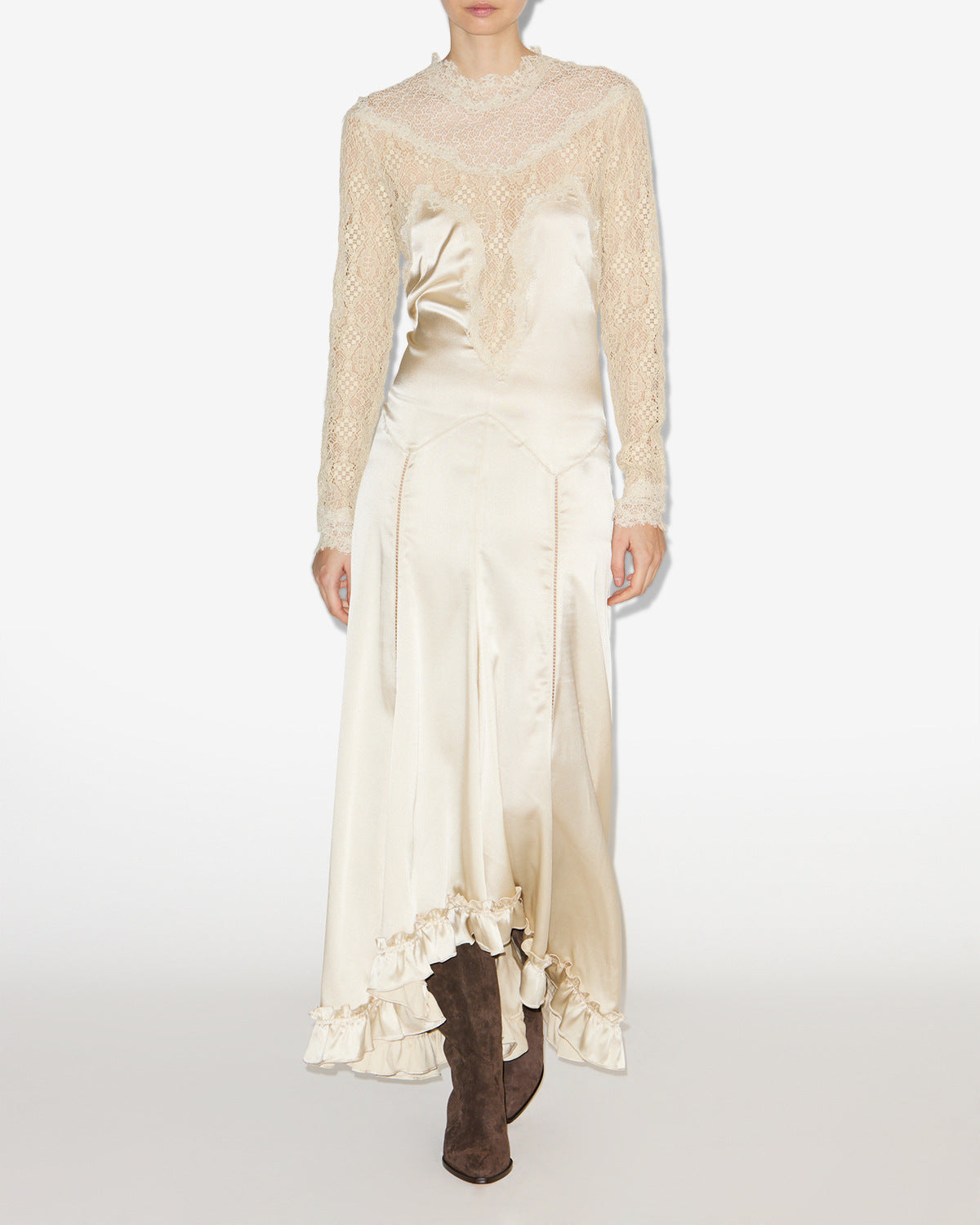 Dolores ドレス Woman Champagne 5