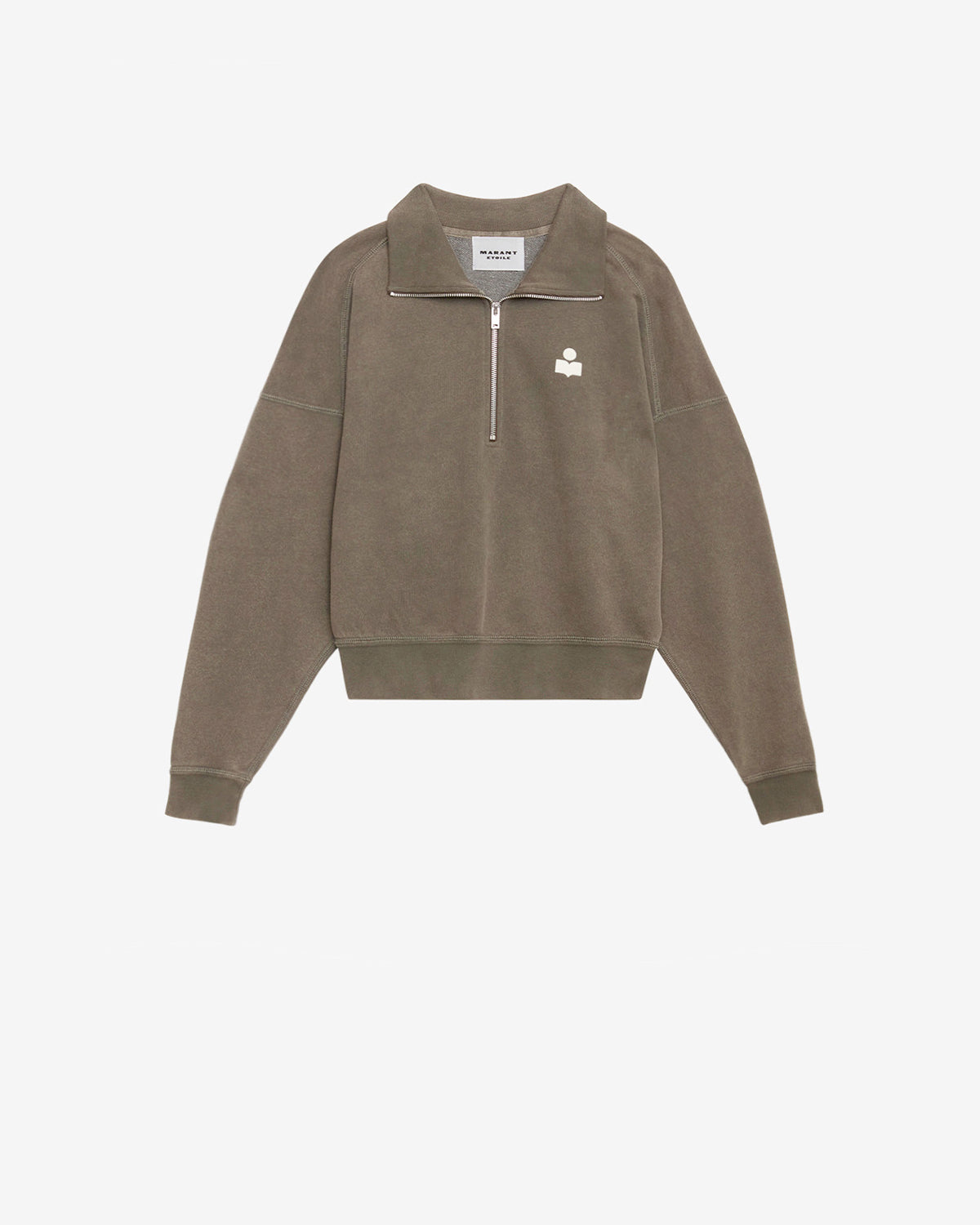 Sweatshirt ross Woman Dark bronze-ecru 1