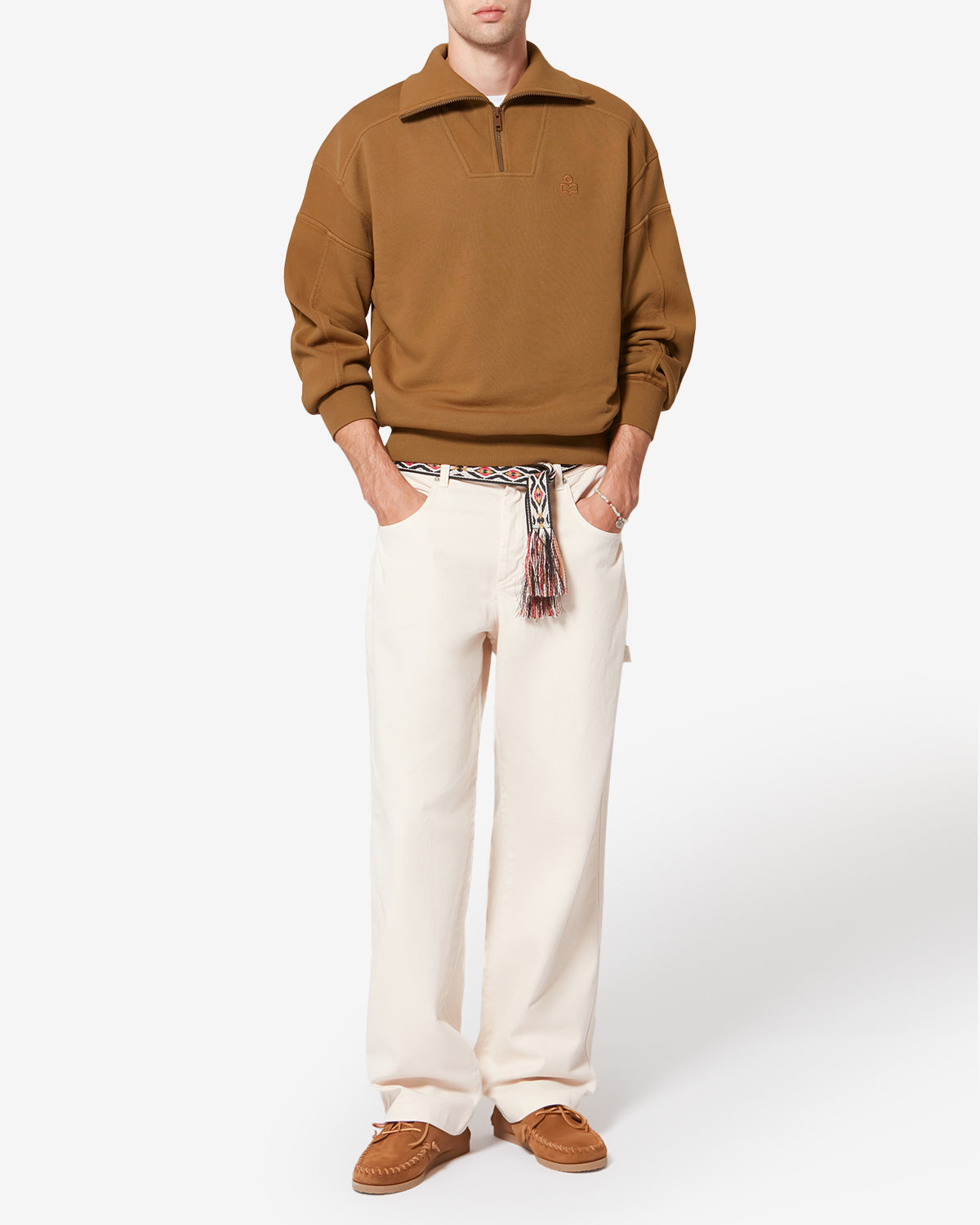 Sweatshirt malone Man Camel 5