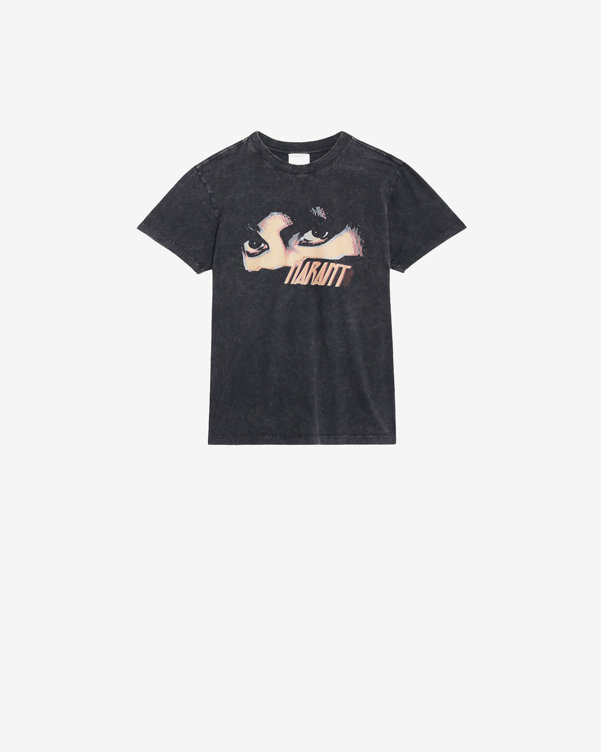 T-shirt zoeline Woman Noir délavé 1