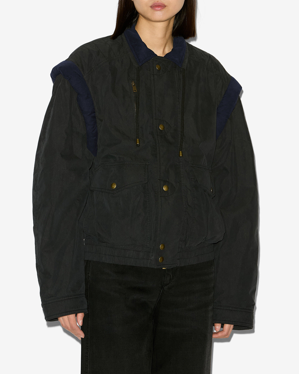Blouson desha Woman Noir délavé 5