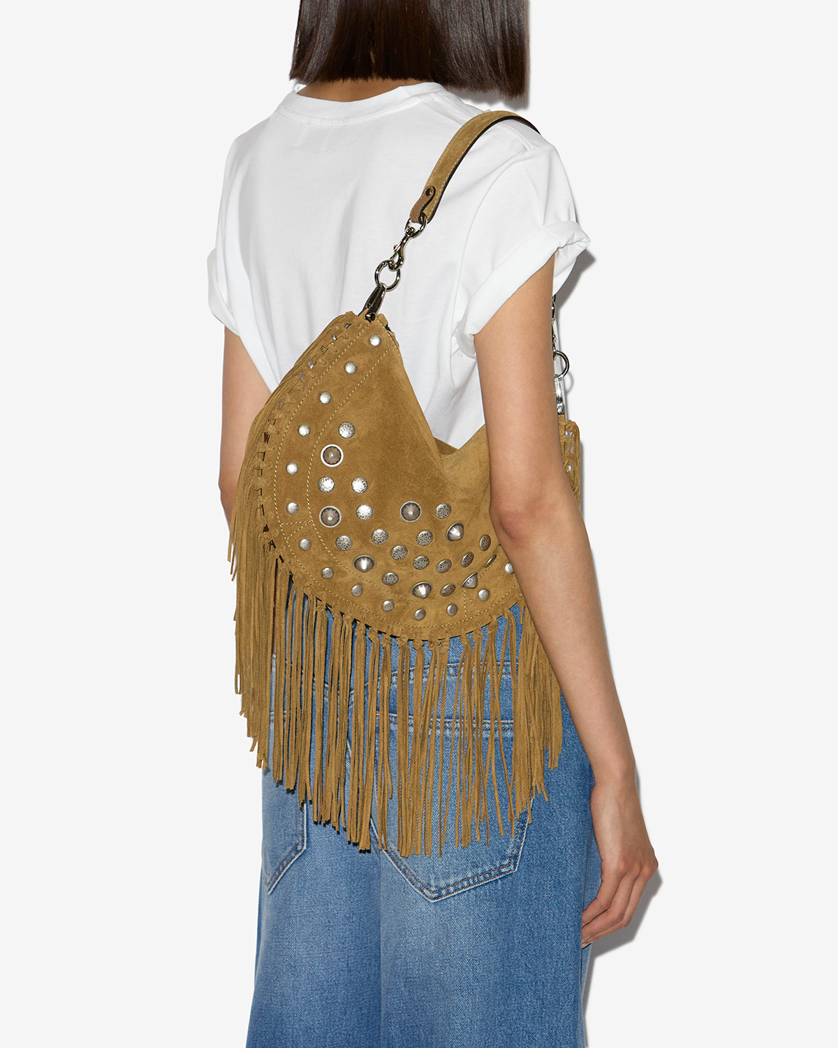 Oskan soft zip bag Woman Taupe 4