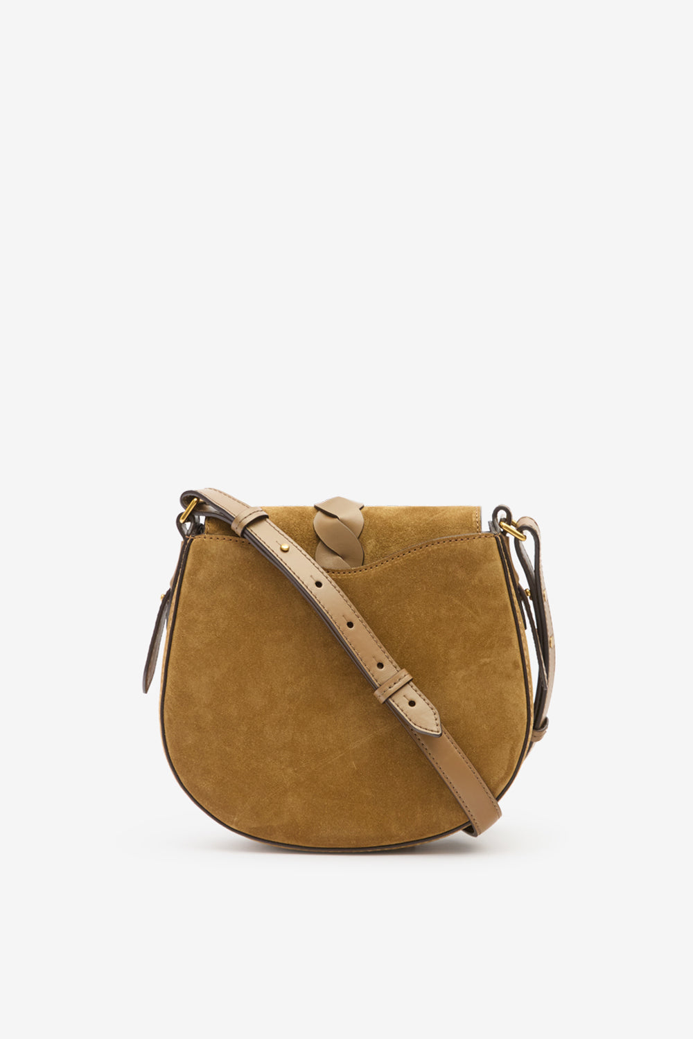 Altay small suede calfskin leather handbag - Taupe - Woman - 3