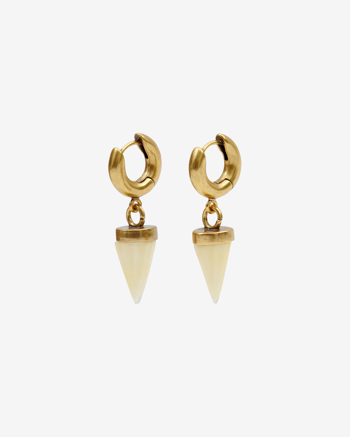 Boucles d'oreilles be with you Woman Ecru-light brass 4