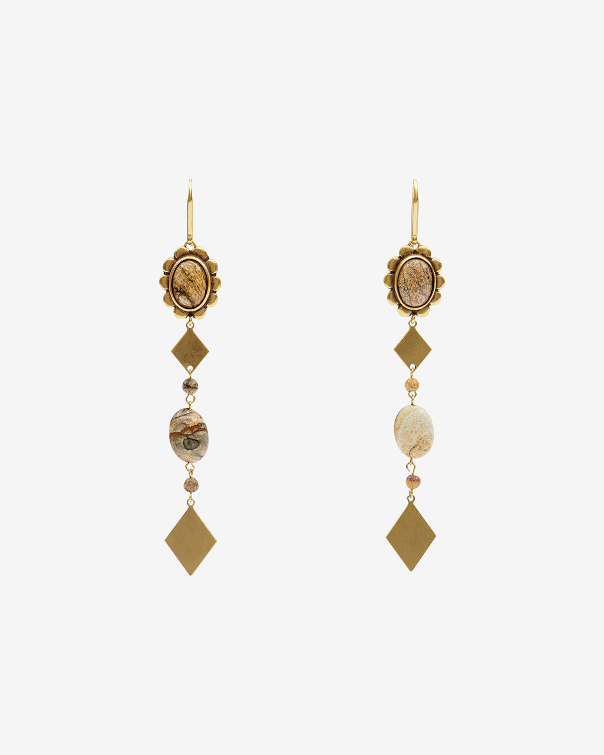 Pendientes hana Woman Natural-light brass 3
