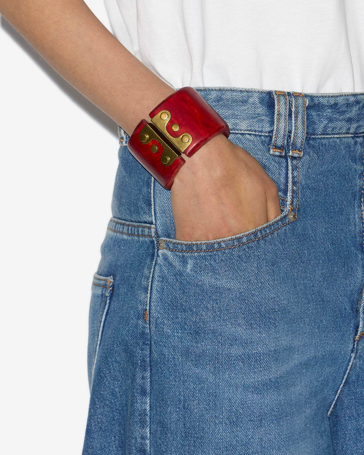 Hoda bracelet Woman Henna-light brass 2