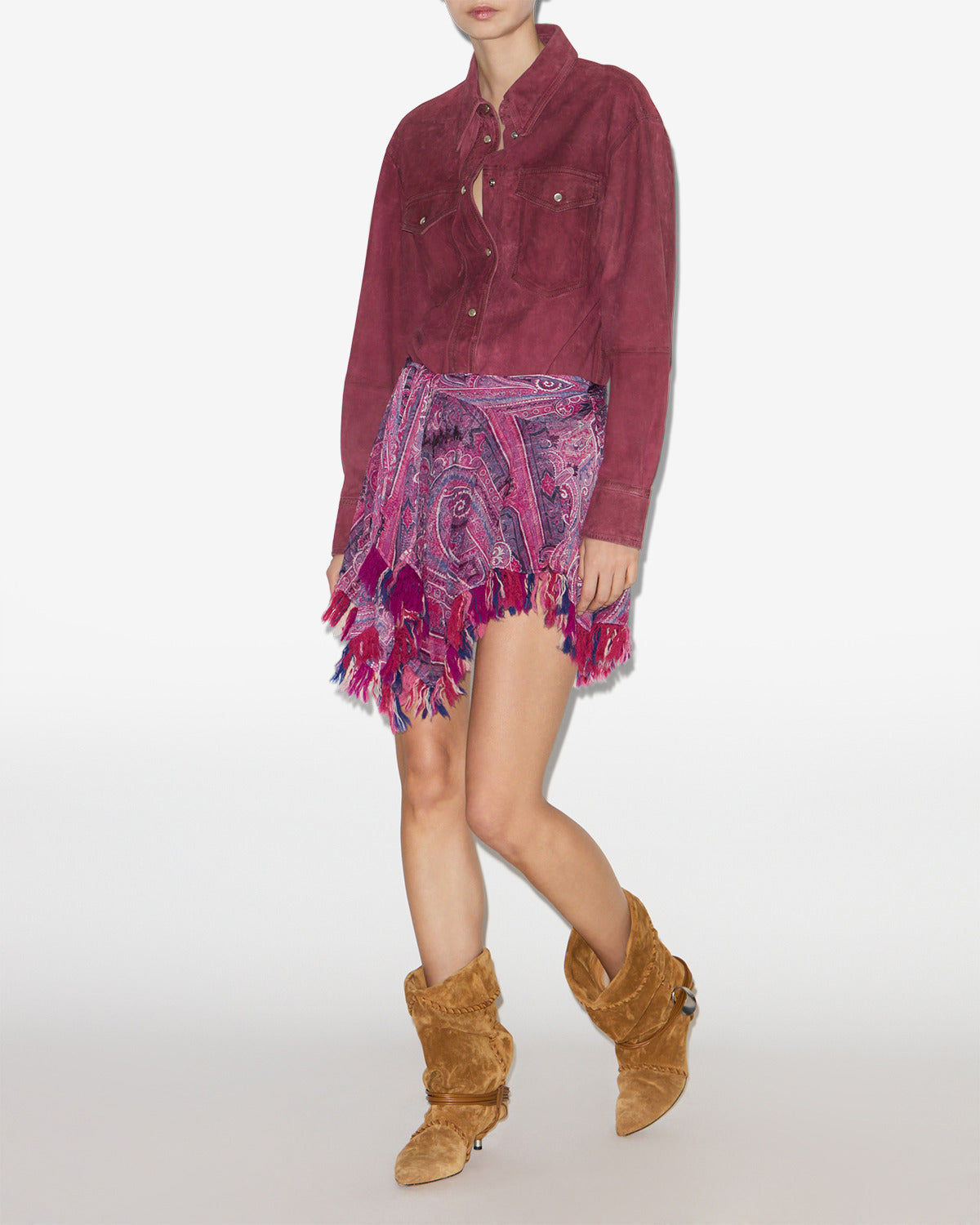 Camicia danisia Woman Lampone 4