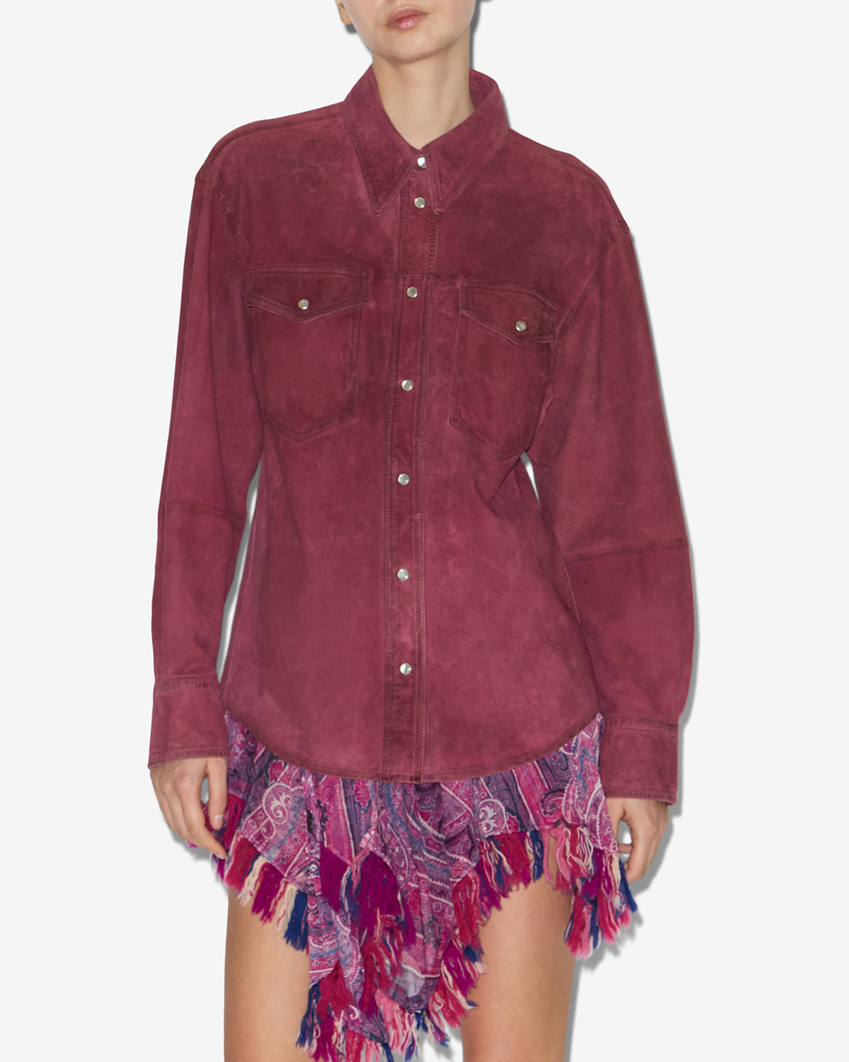 Camicia danisia Woman Lampone 5