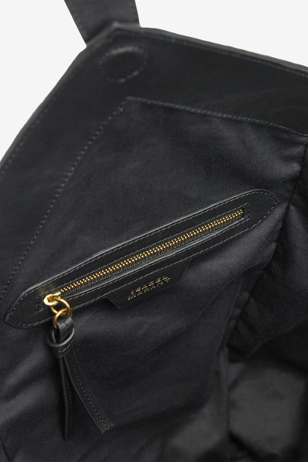 Tampa suede leather tote bag - Black - Woman - 3