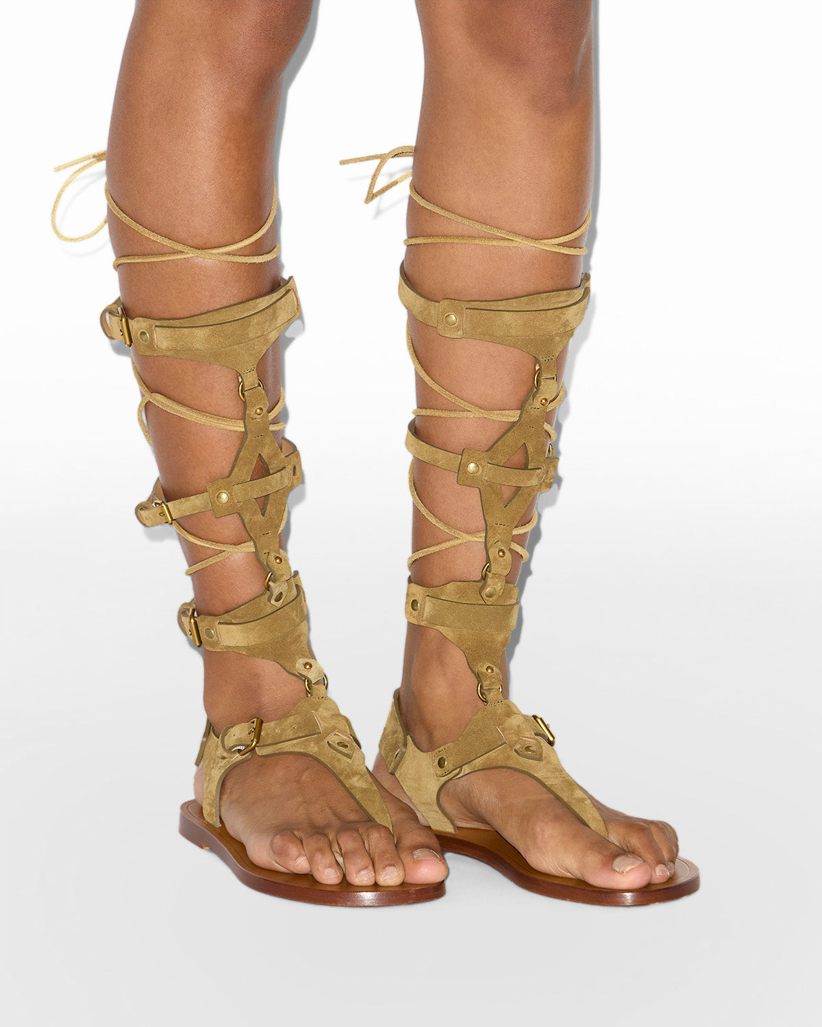 Sandalen nensi Woman Taupe 5
