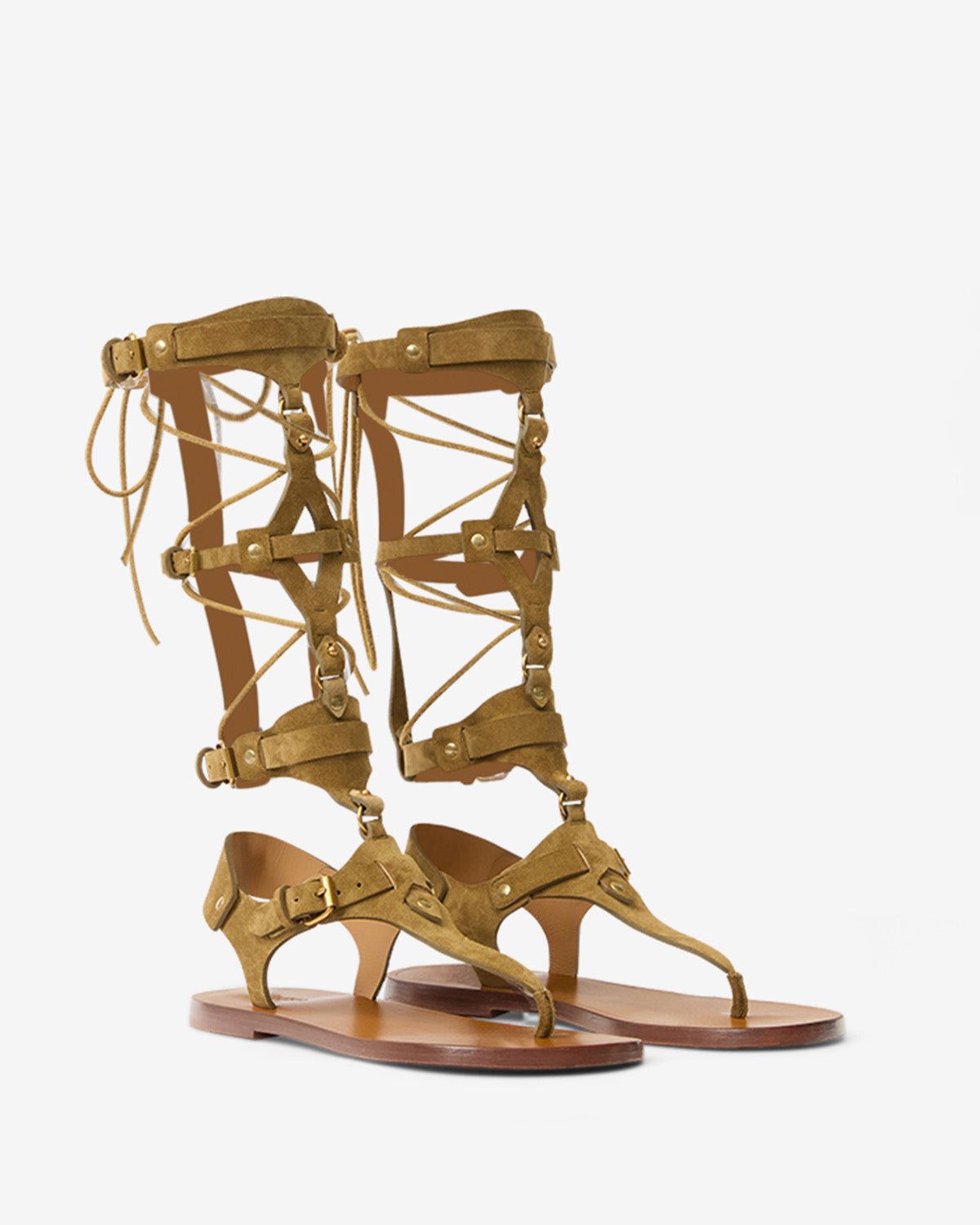 Sandalen nensi Woman Taupe 4