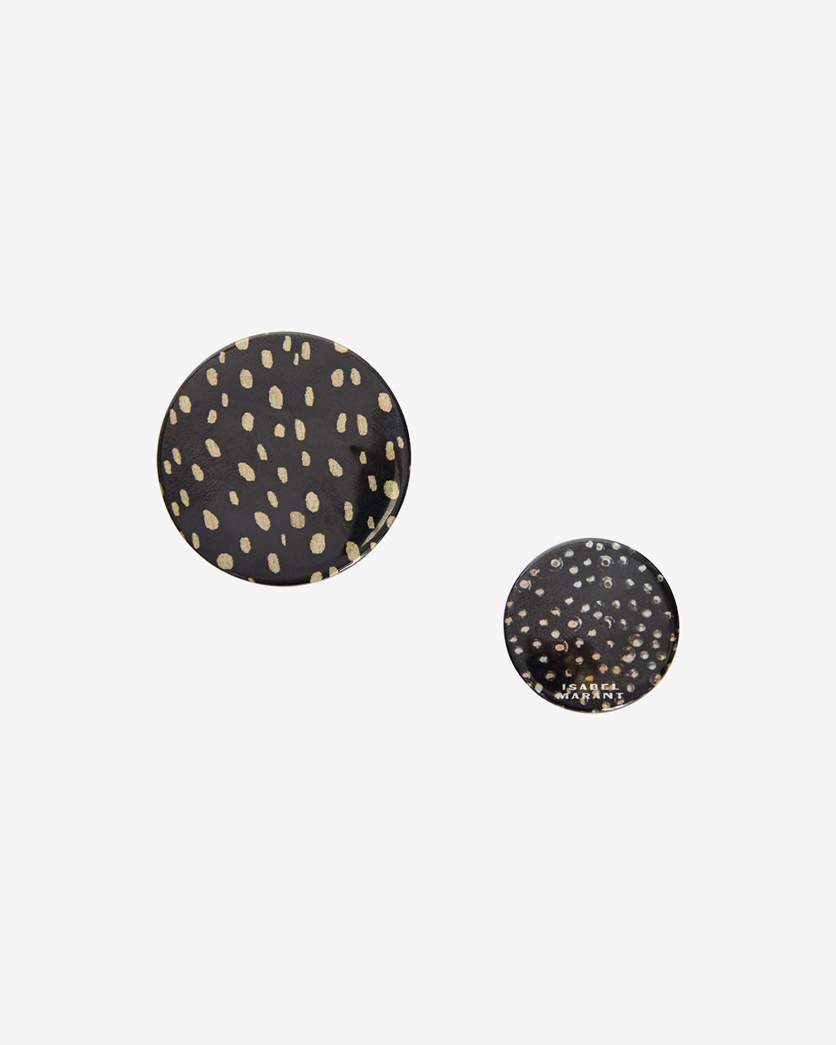 Petes brooch Man Black-gold 1