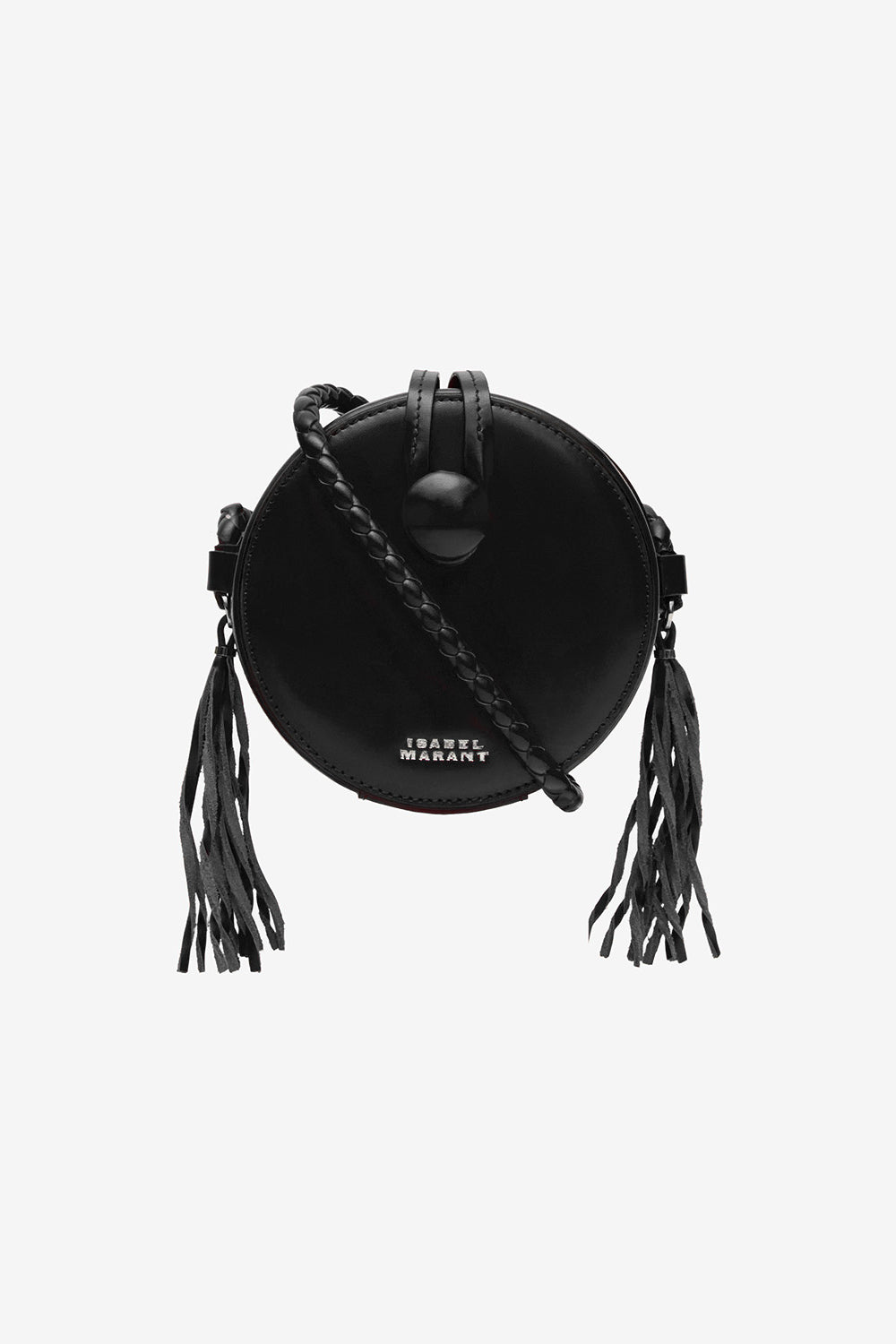Sac bandoulière houna en cuir - Noir et argenté - Woman - 5