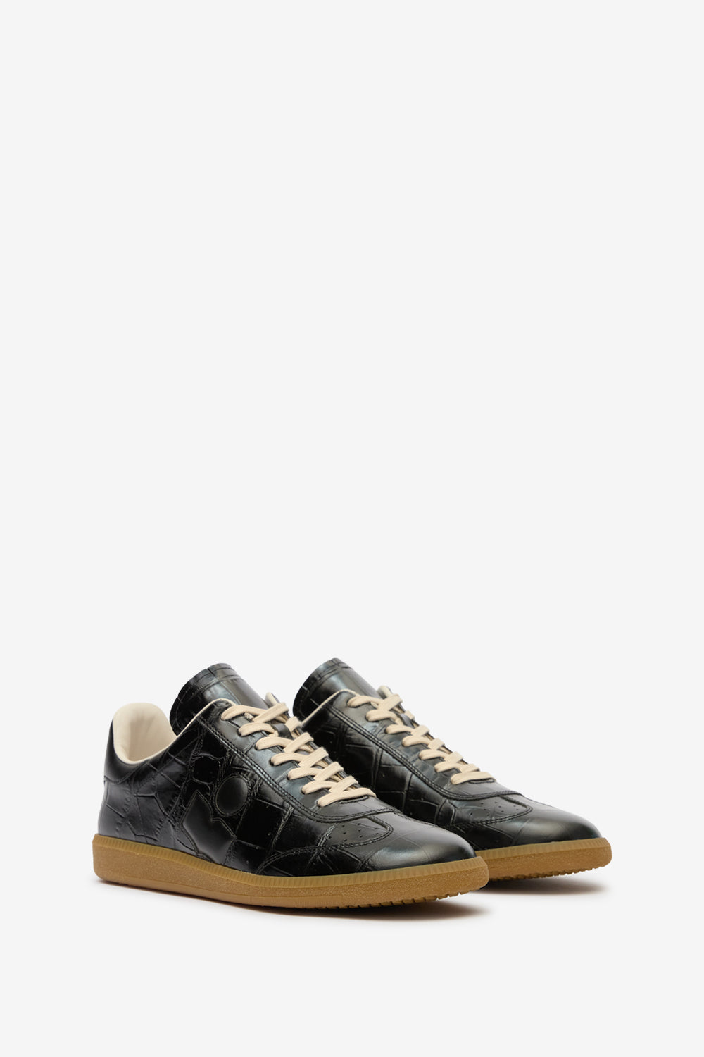 Baskets basses brycy en cuir - Noir - Man - 3
