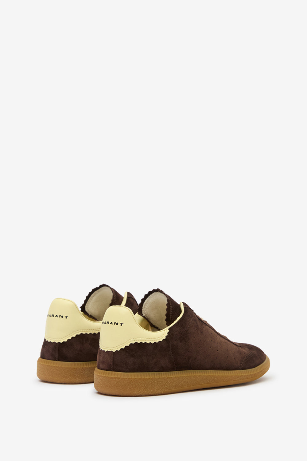 Brycy low-top sneakers - Chocolate - light yellow - Man - 2