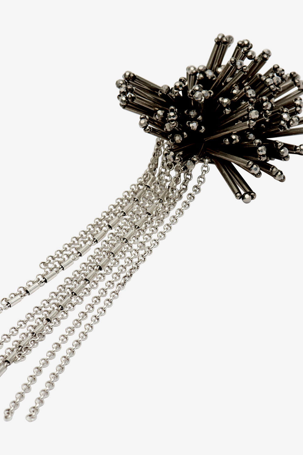 Pendientes colgantes amber - Anthracite-silver - Woman - 3