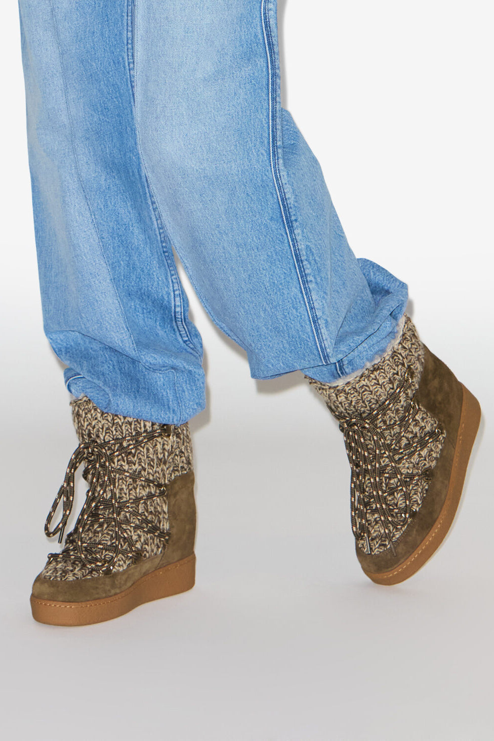 Botas après-ski nowla con forro de terciopelo nowla - Bronce - Woman - 5