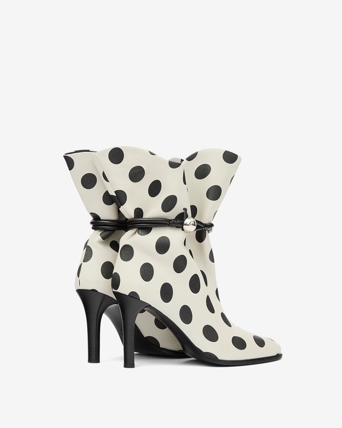 Boots lolya Woman Beige et noir 3