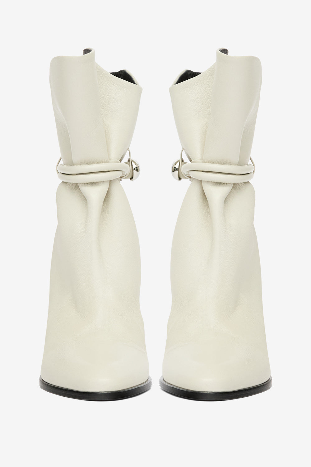 Botines de cuero suave lolya - Beige - Woman - 4