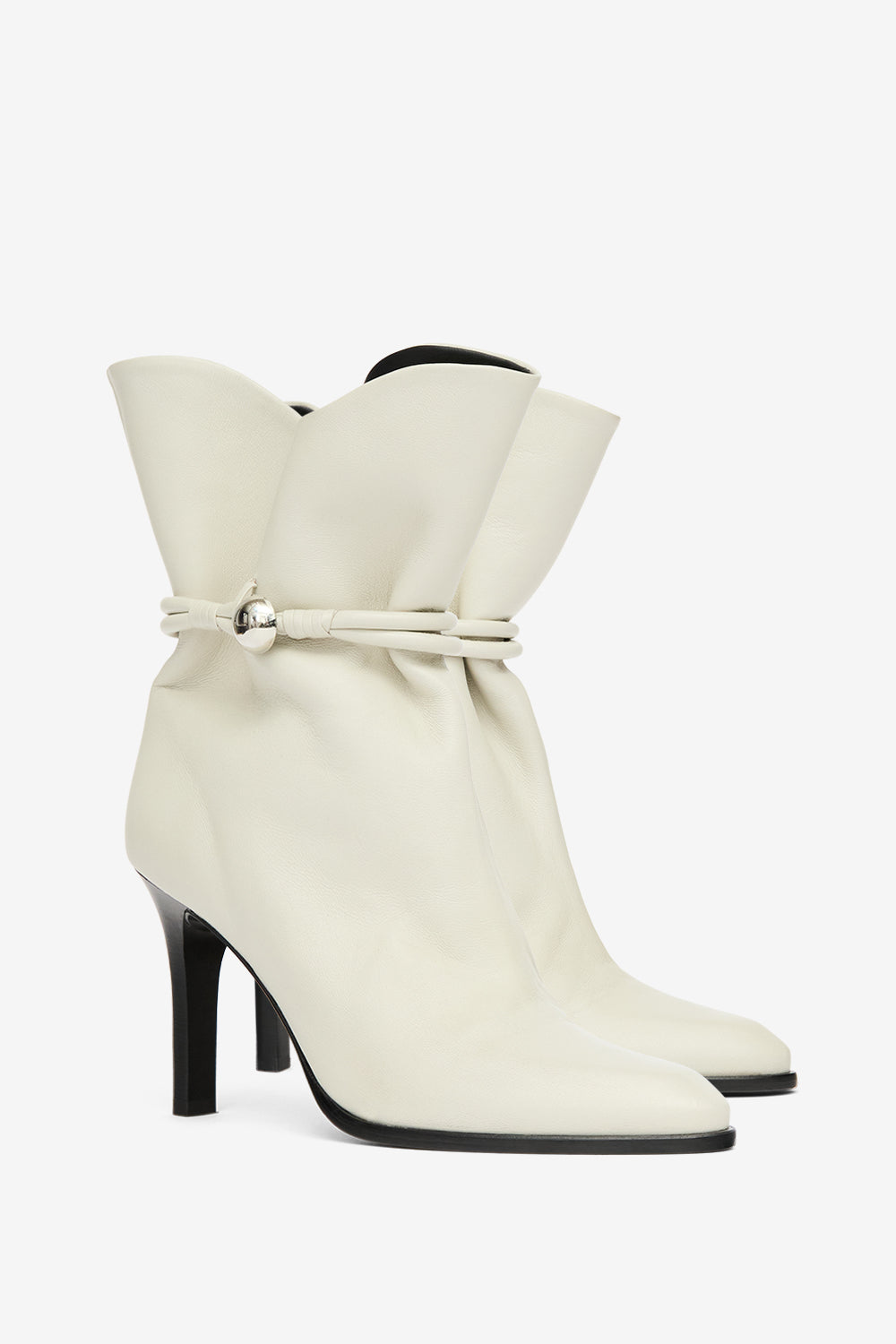 Botines de cuero suave lolya - Beige - Woman - 3