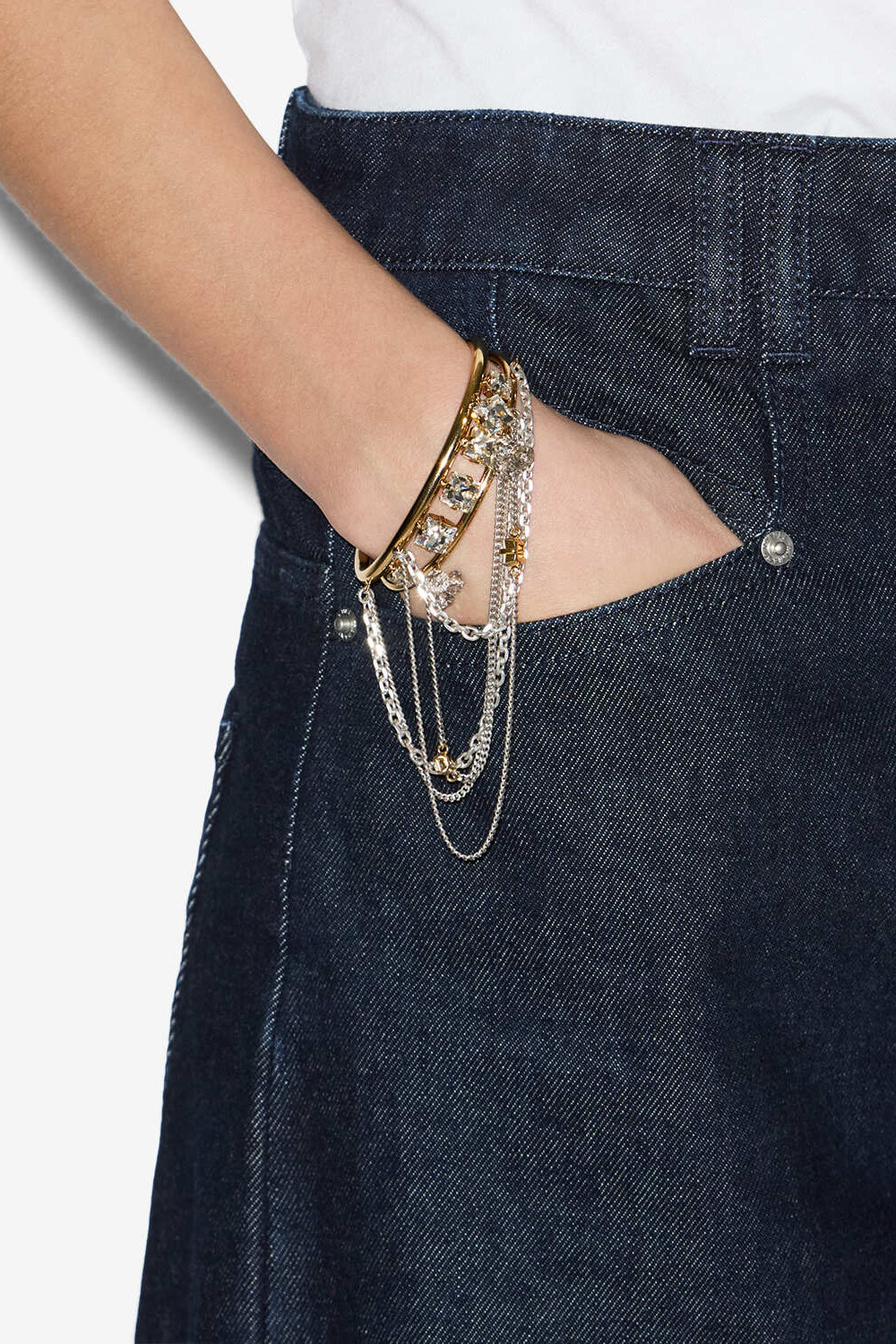 Brazalete jodie - Silver-gold - Woman - 2