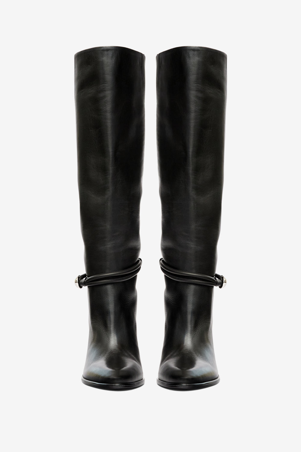 Botas de cuero suave ieva - Negro - Woman - 4